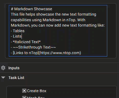 Markdown example.gif
