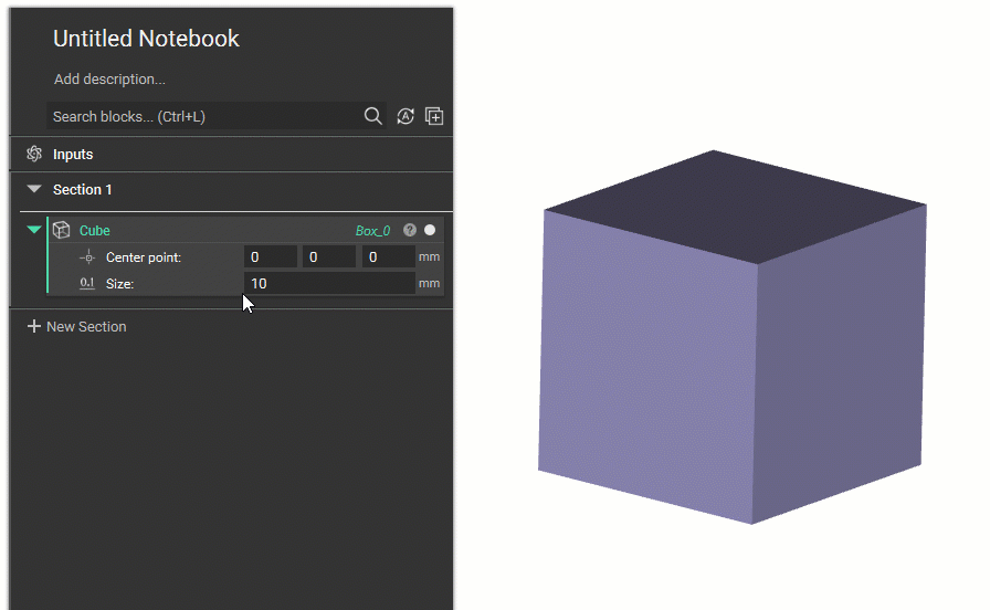 Creating a block variable