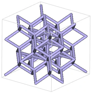 Tet Oct Vertex Centroid unit cell