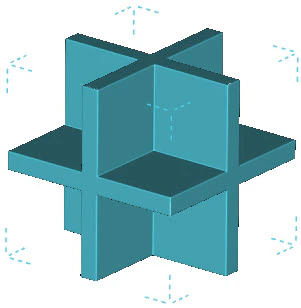 Simple Cubic Foam unit cell