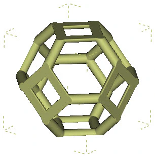Kelvin cell unit cell