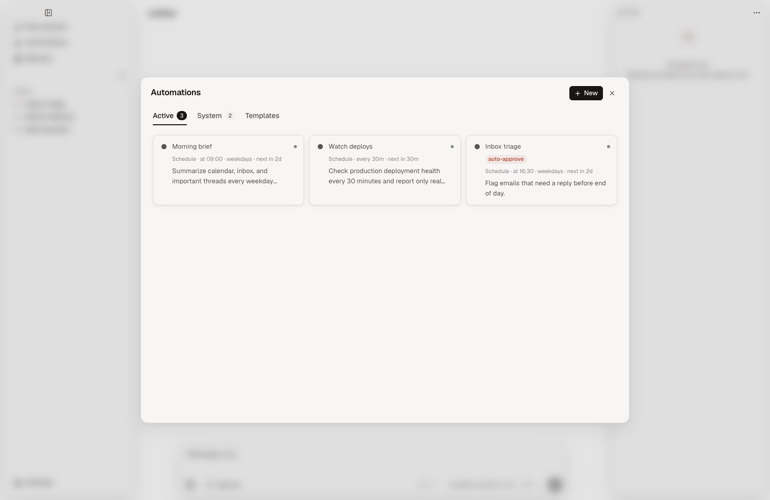 Automations viewer