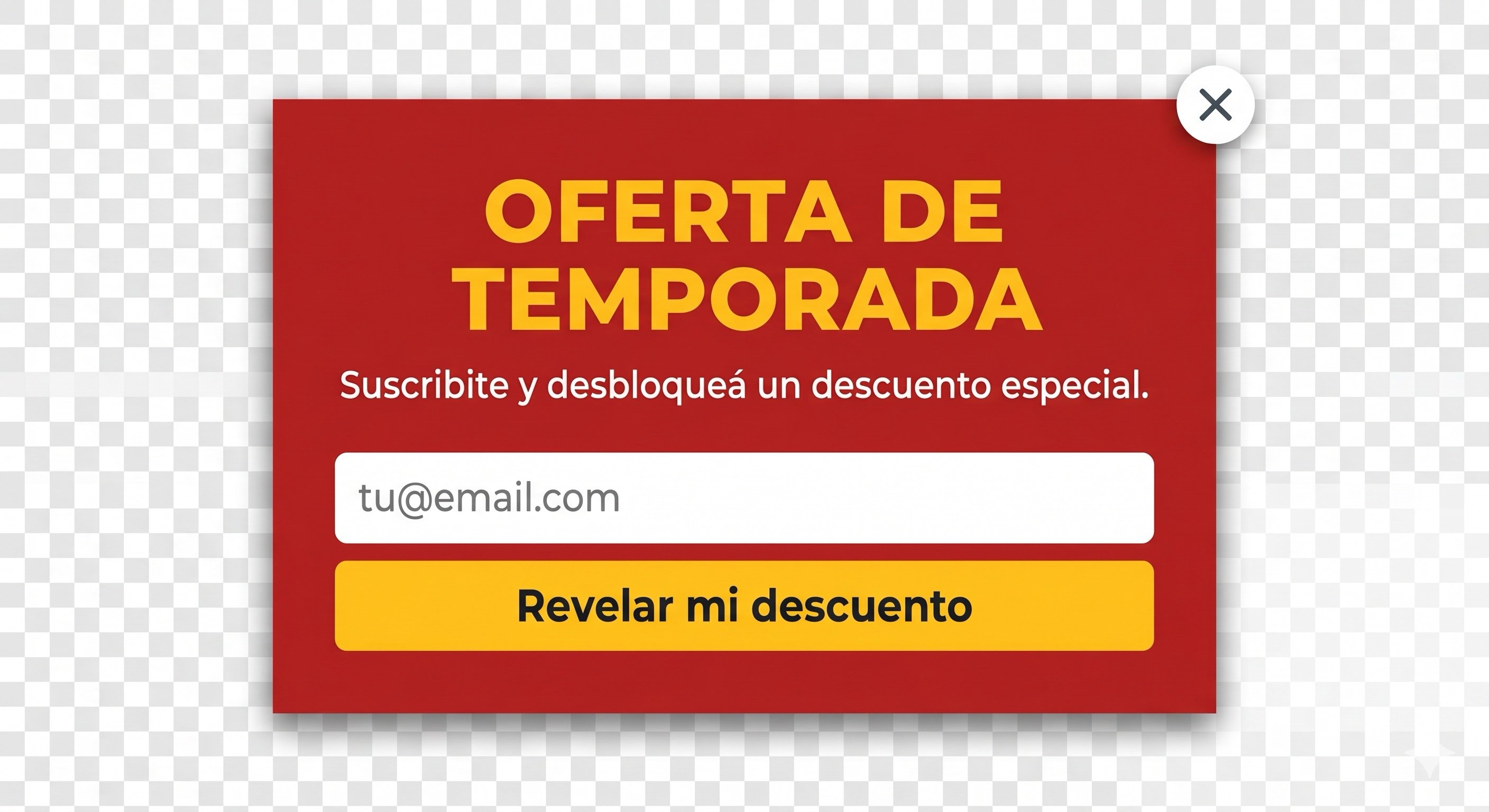 Popup estilo bold