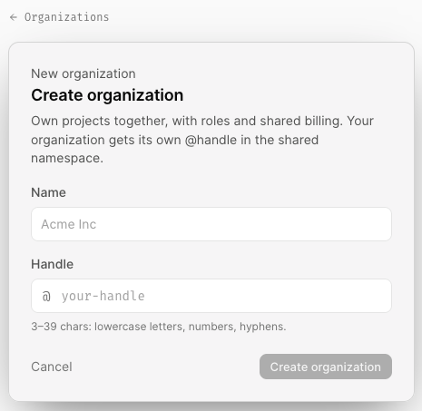 organizations