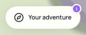 World launcher with one claimable achievement