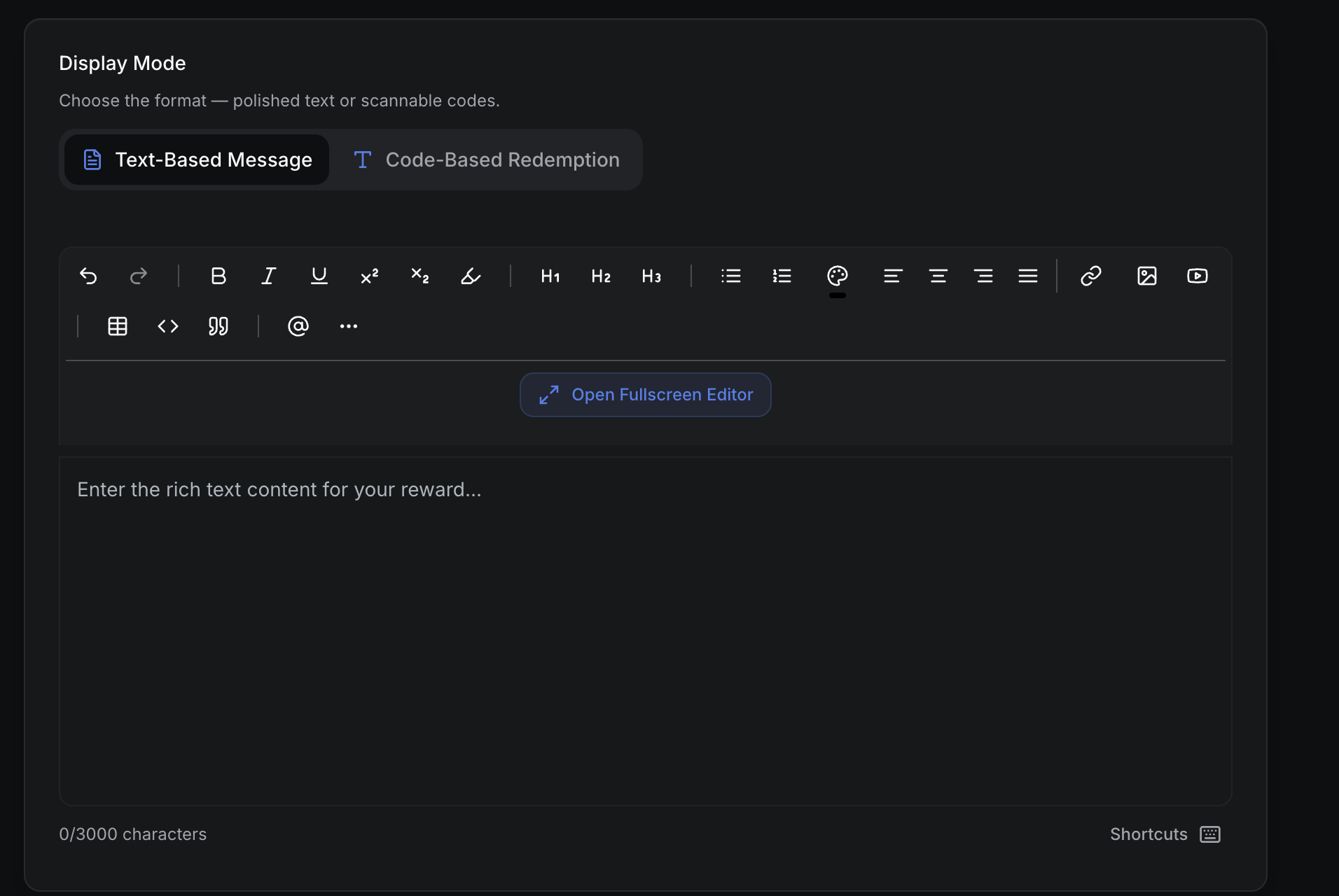 Redemption Text Mode