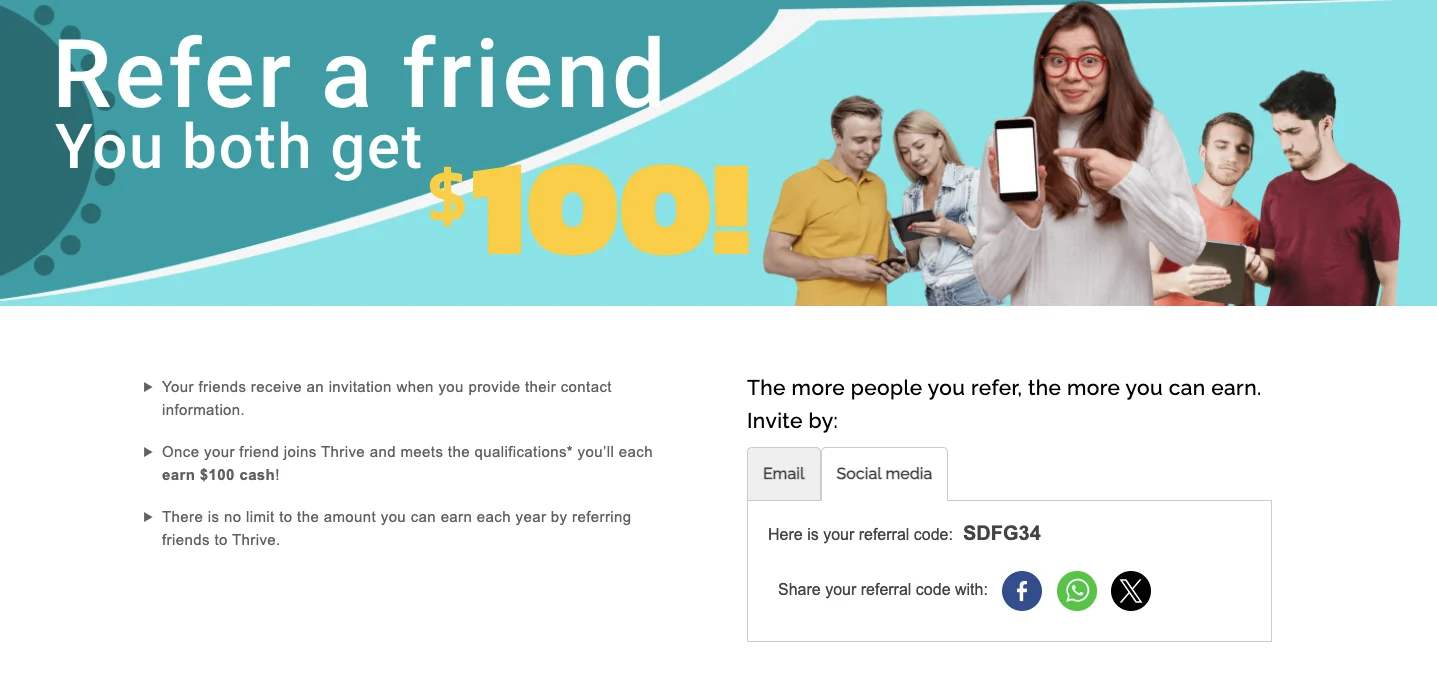 Desktop referral confirmation