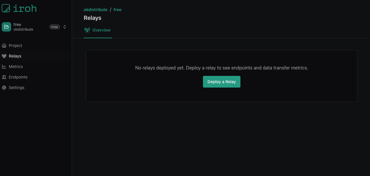Add relay dialog