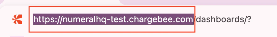 Chargebee URL