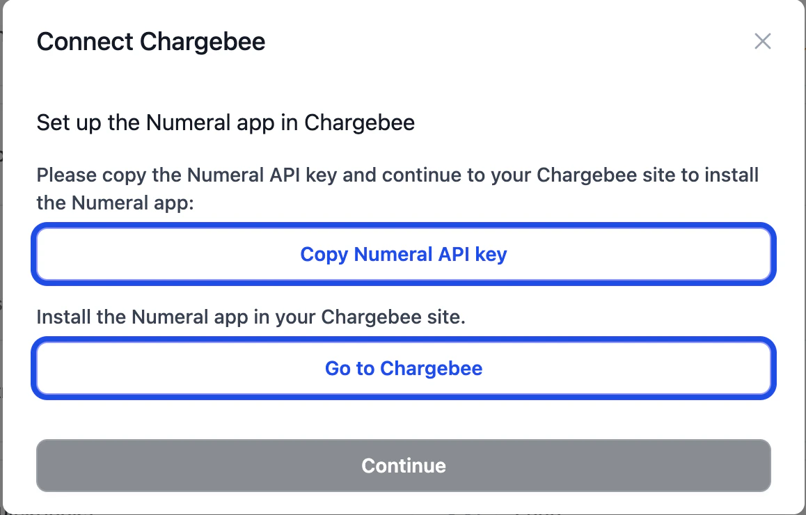 Copy Numeral API key