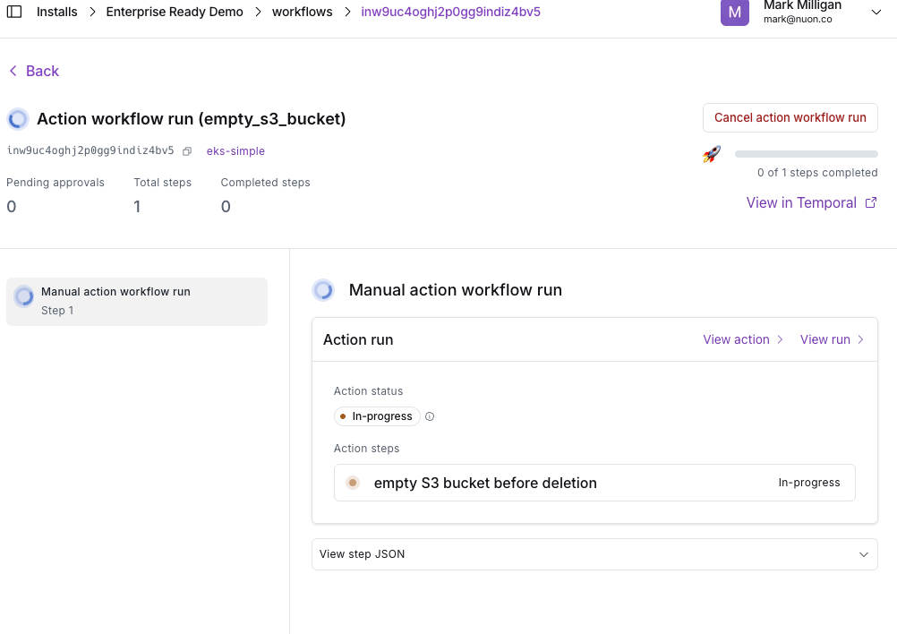 Action Workflow