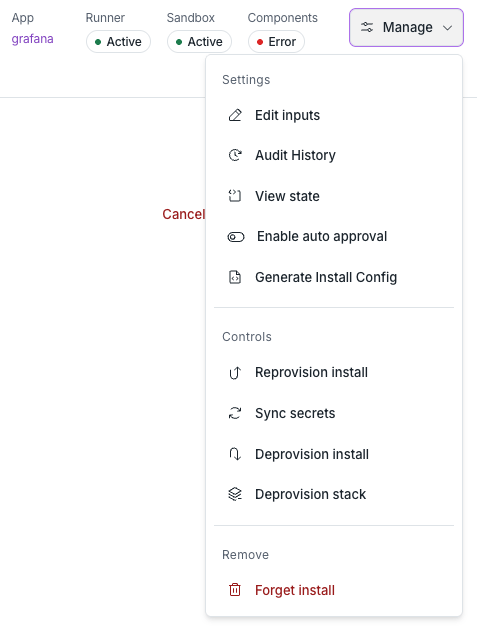 Component Workflow