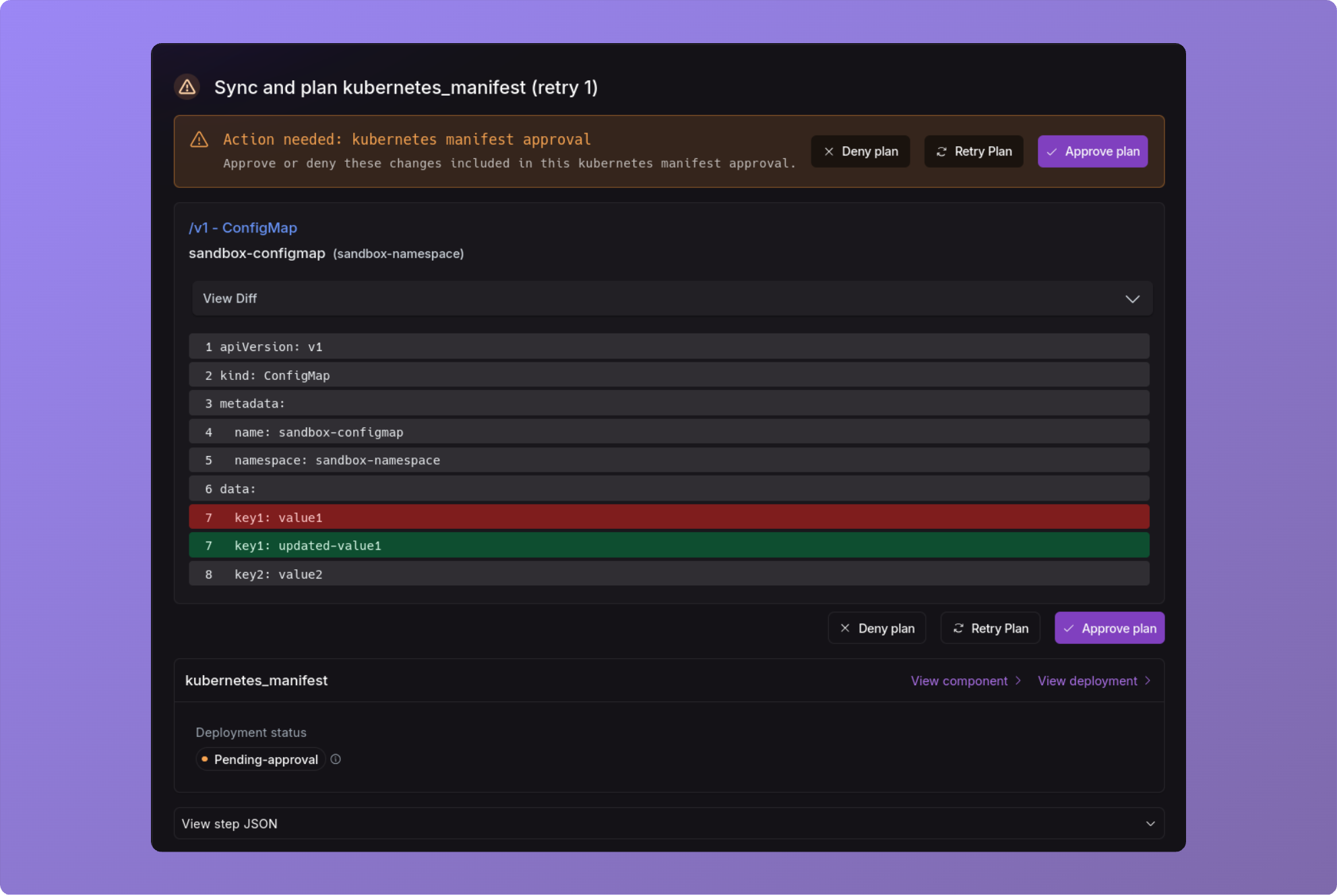 Kubernetes Manifest Approvals and Diffs