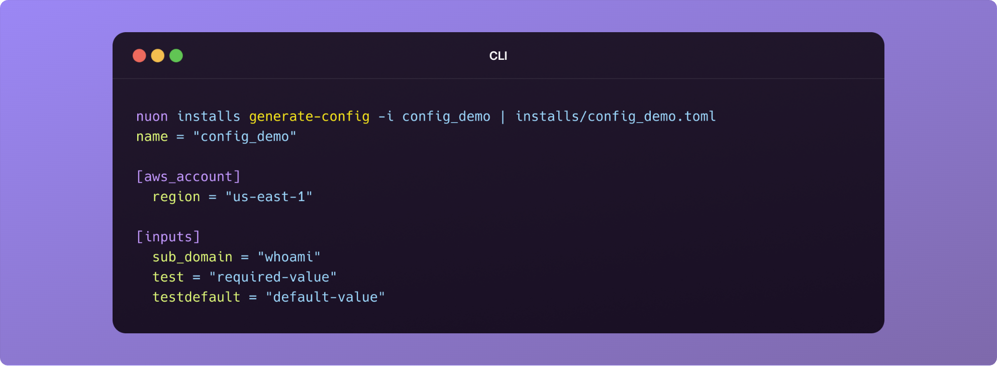 Generate Install Config
