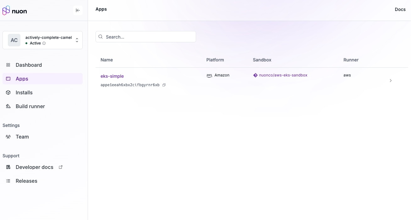 App List