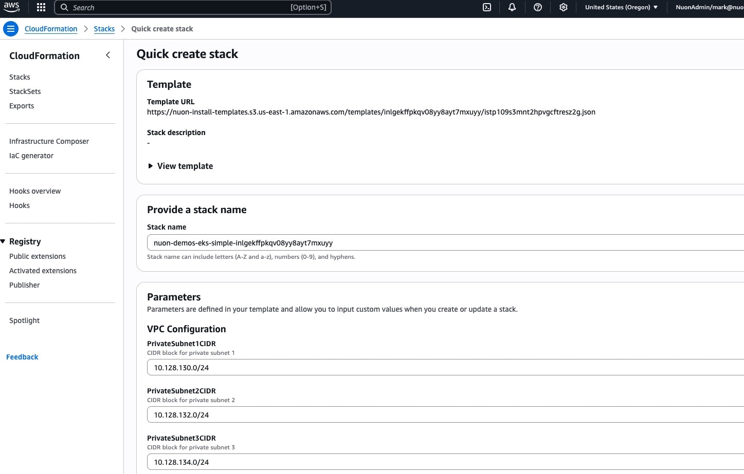 CloudFormation Stack