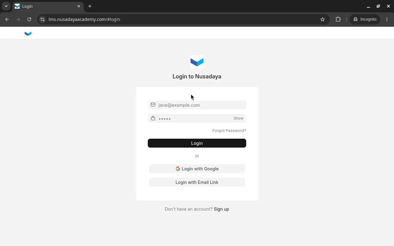 Login