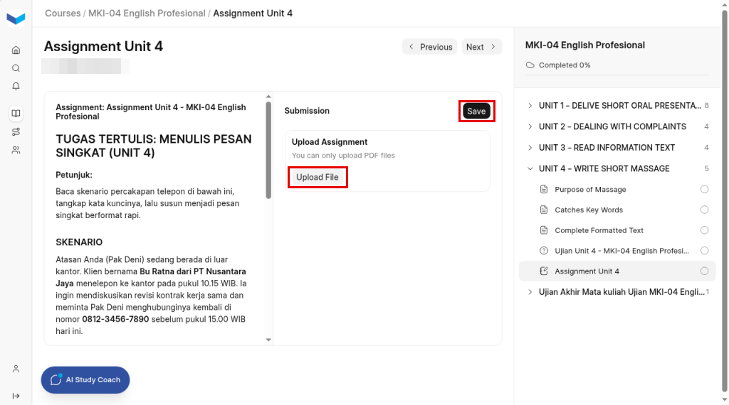 Assignment Upload
