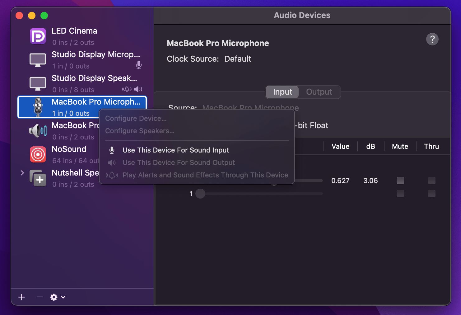 preferred microphone setup