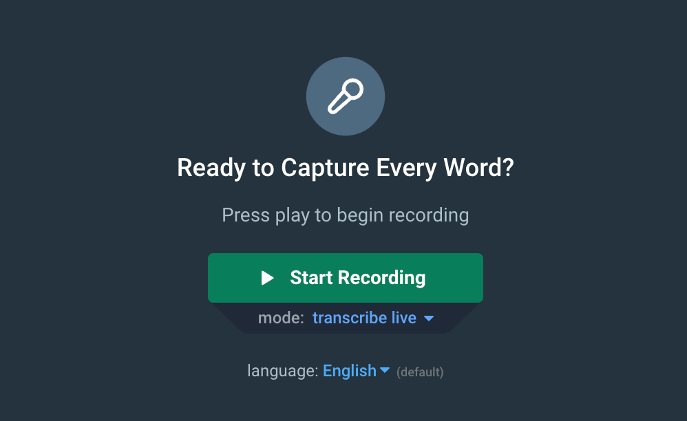 preferred microphone setup