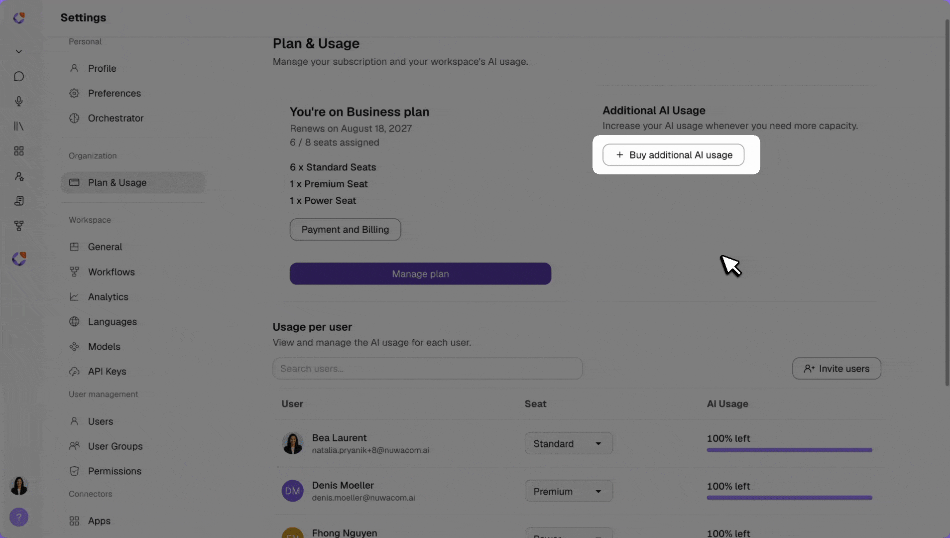 Additionalaiusage