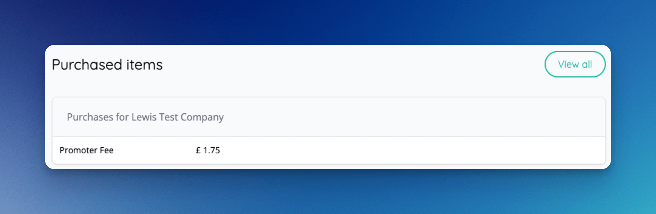 Fee group appearing on shop order page