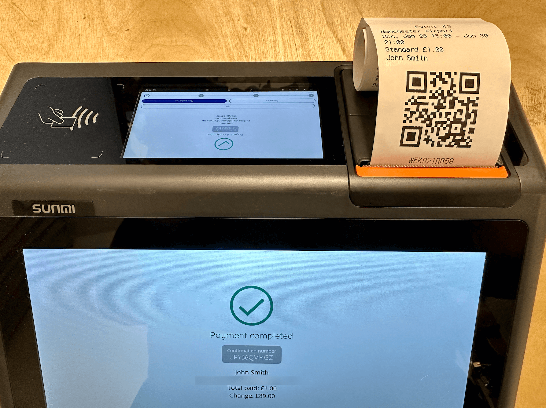 Dual screen Sunmi D2 Mini