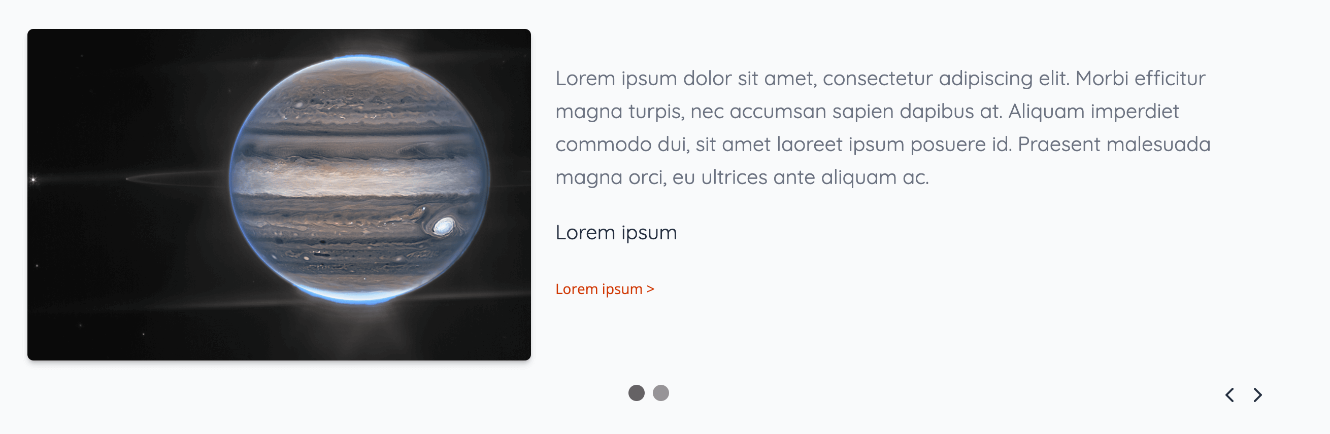New blocks added: Quotes with pagination (template), Full page video (template), List with shortcuts (template), slider (article)