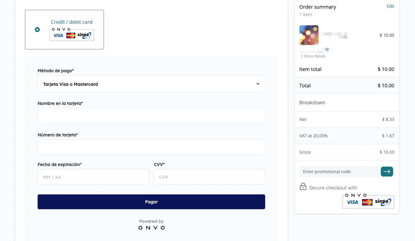 Sell tickets with ONVO w/mobile & card payments