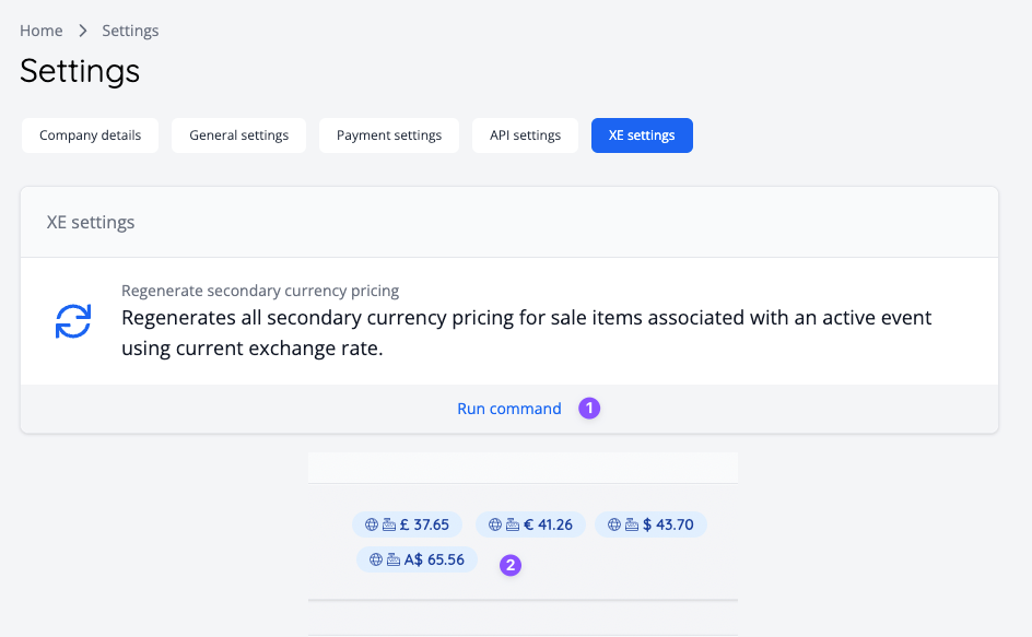 XE Currency Conversion