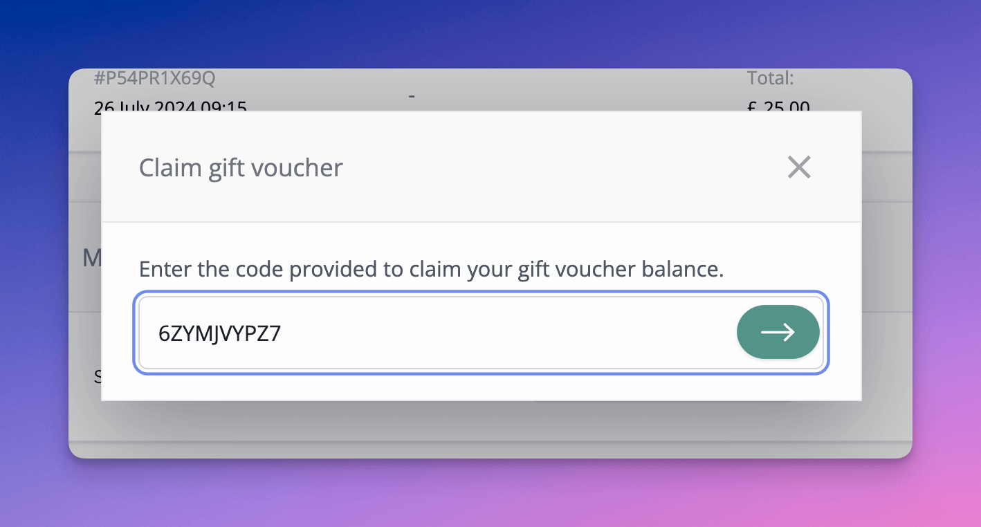 Once claimed the available balance can be spent by the recipient.