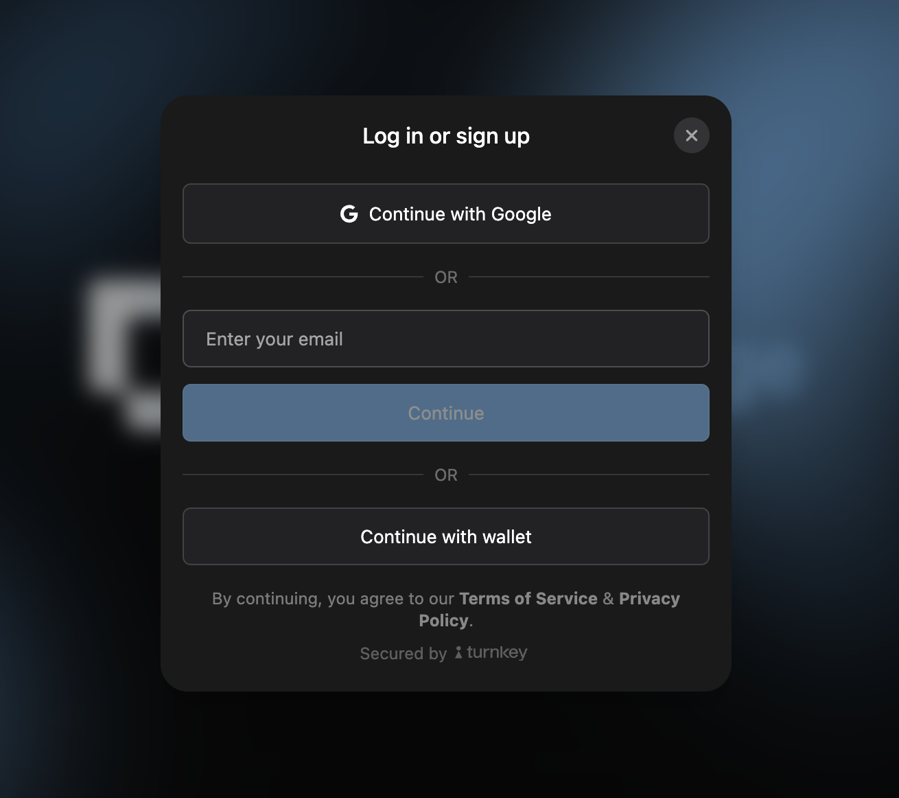 o1.exchange signup page
