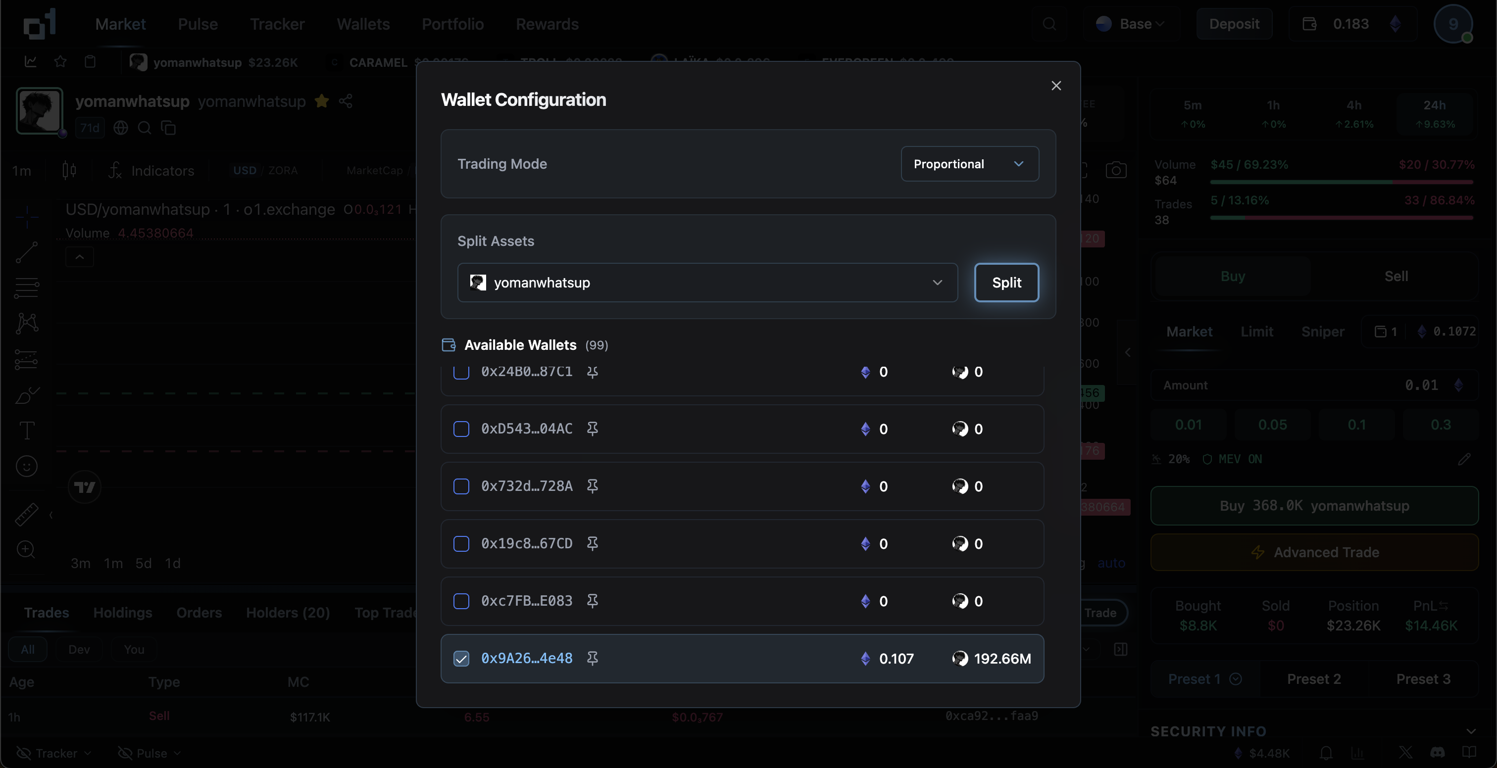 Wallet Configuration