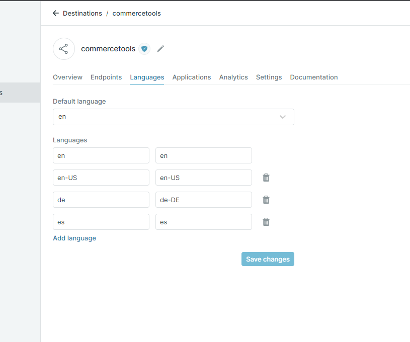 Languages in Occtoo