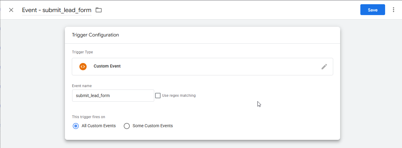 Trigger Submit Lead Form