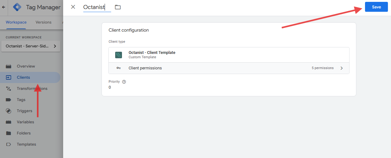 Create Octanist Client