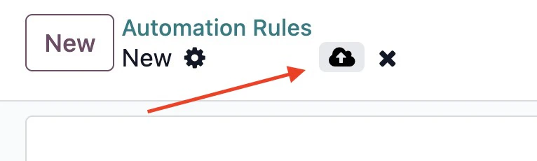 Add an Odoo webhook action