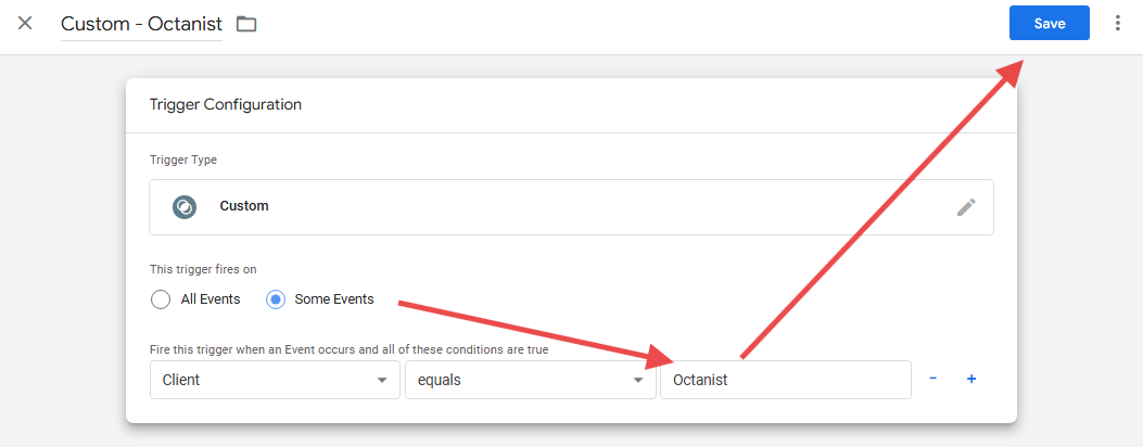 Octanist Client Trigger