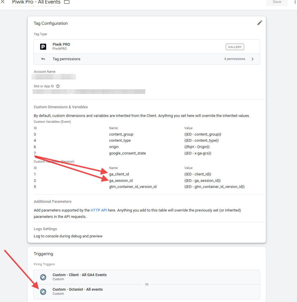 Configure Piwik Pro Tag