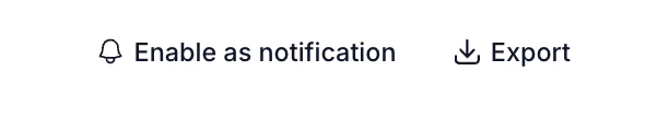 Enable as notification button