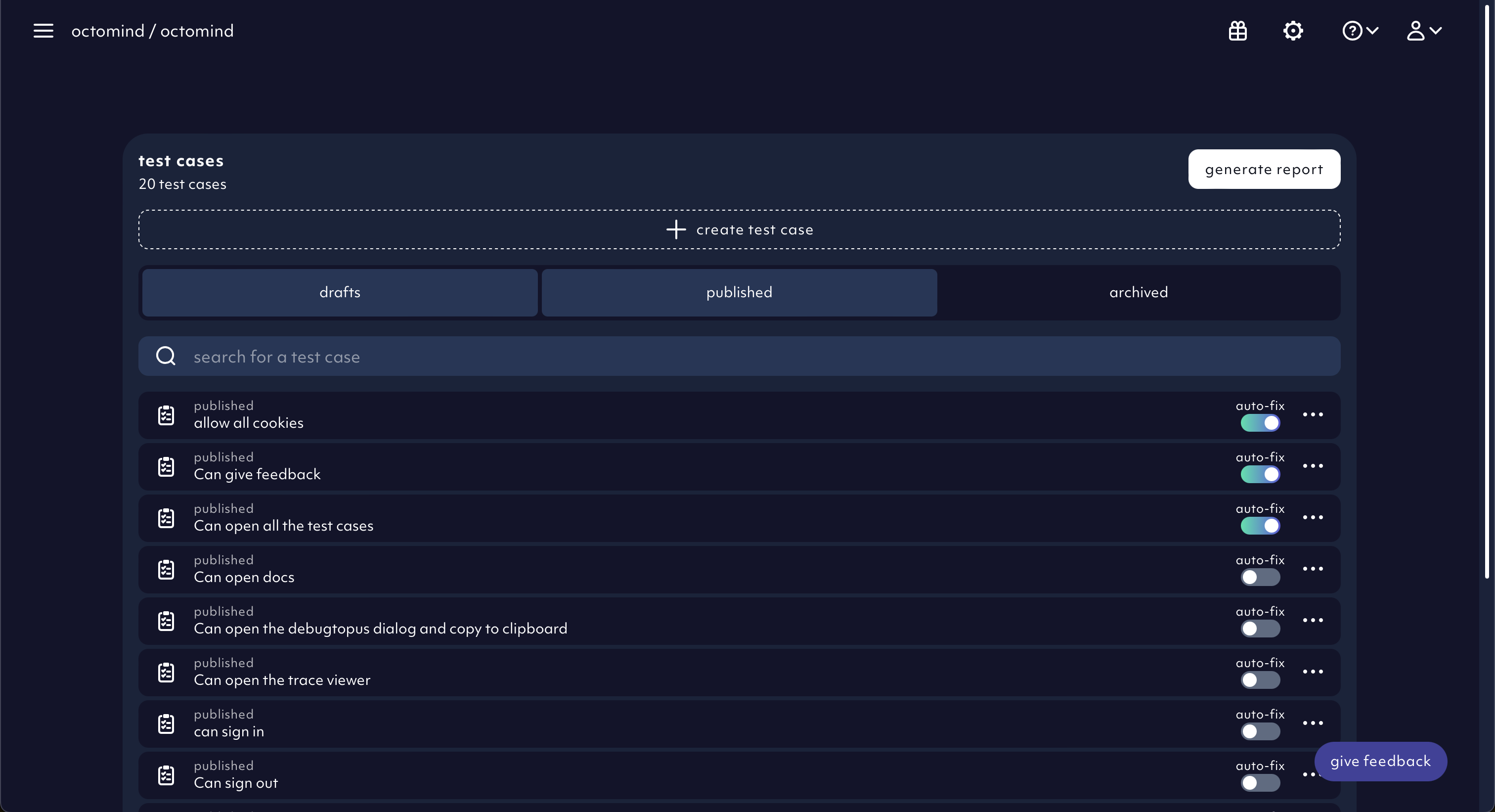 auto fix feature
