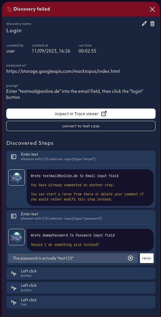 Relaunch AI discovery based on comments