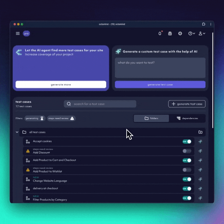 customizable folders view
