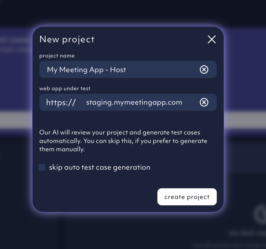 New Octomind project created