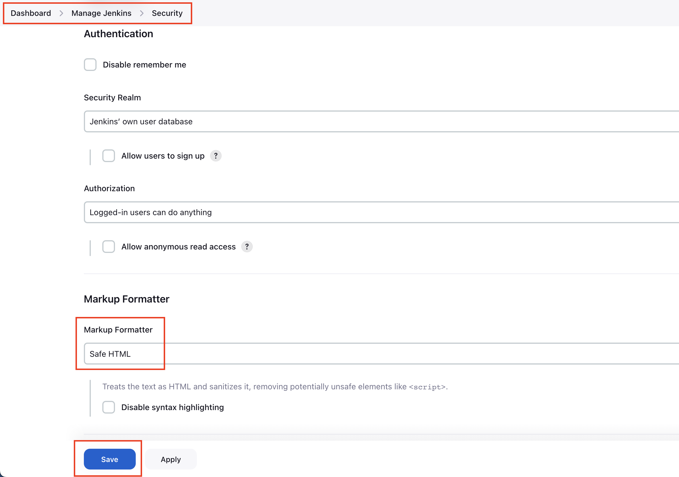 Enabling safe parsing of HTML