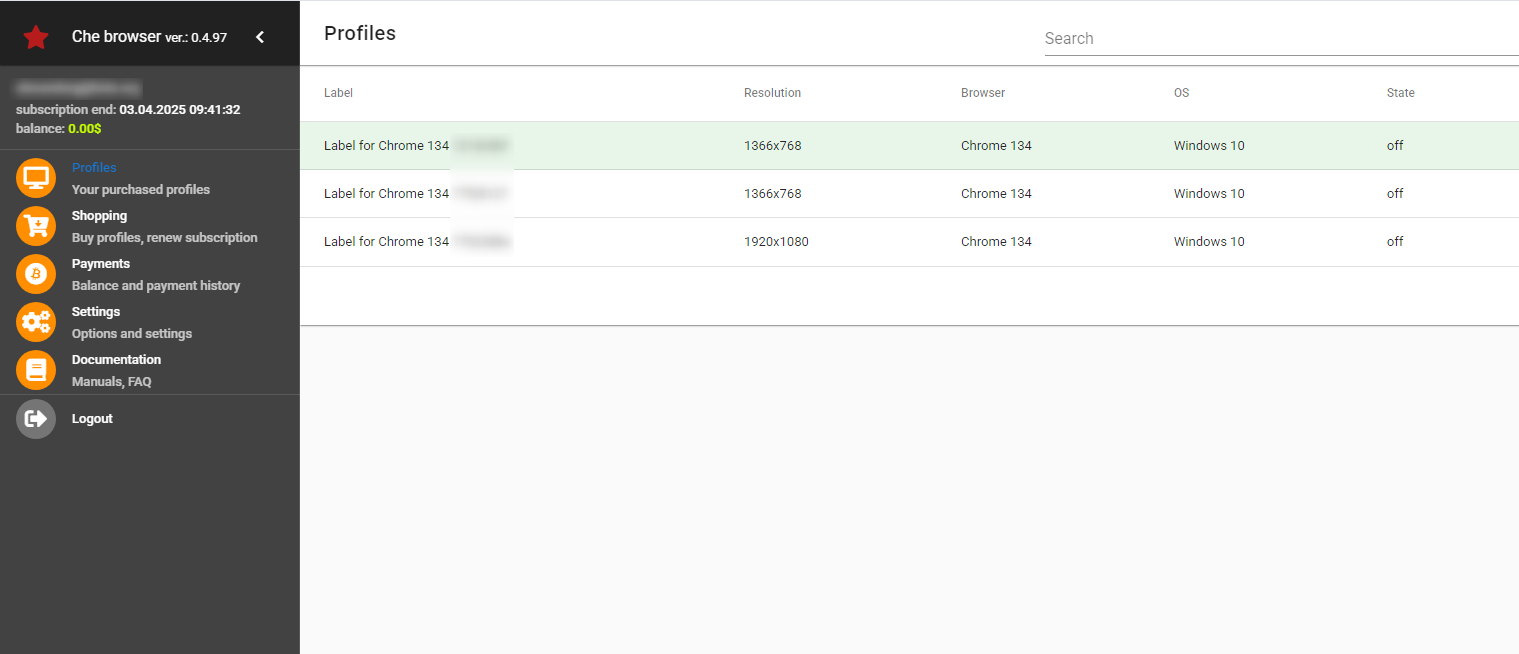Che Browser Proxy Setup Guide | Oculus Proxies Docs