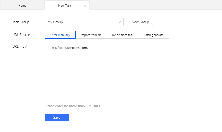 Octoparse Proxy Setup Guide | Oculus Proxies Docs