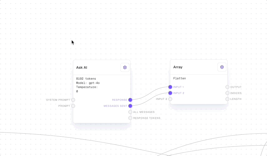Creating a subflow (Light Mode)
