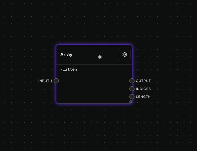 Deleting a block (Dark Mode)