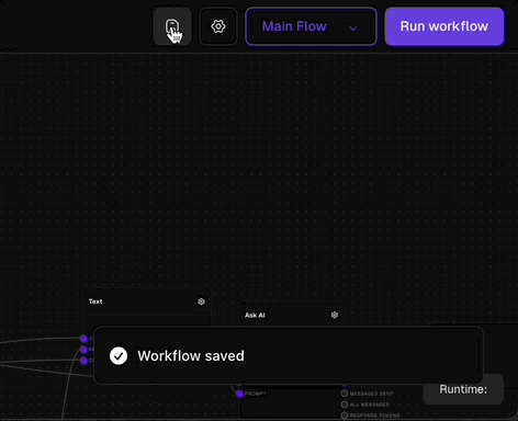 Workflow Save (Dark Mode)
